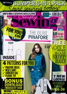Simply Sewing Magazine Issue NO 143