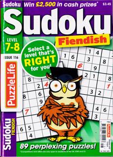 Puzzlelife Sudoku L7&8 Magazine Issue NO 116