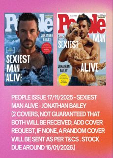 People 17/11/2025 - Jonathan Bailey Magazine Issue PRE-ORDER NEXT ISSUE