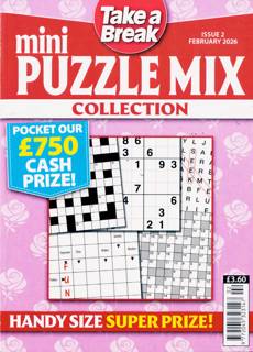 Tab Mini Puzzle Mix Coll Magazine Issue NO 2