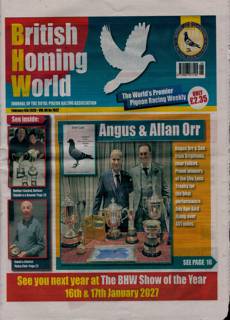 British Homing World Magazine Issue NO 7822