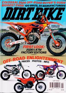 Dirt Bike Mthly Magazine Issue JAN 26