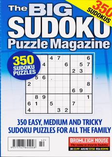 Big Sudoku Puzzle Magazine Issue NO 142