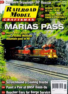 Railroad Model Craftsman Magazine Issue JAN 26