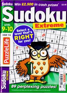 Puzzlelife Sudoku L9&10 Magazine Issue NO 114