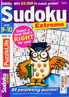 Puzzlelife Sudoku L9&10 Magazine Issue NO 115