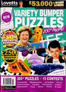 Lovatts Variety Bump Puzzles Magazine Issue NO 10