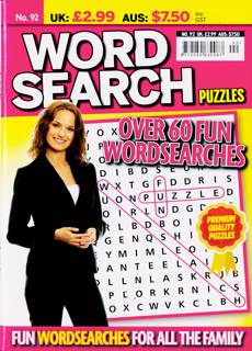 Wordsearch Puzzles Magazine Issue NO 92