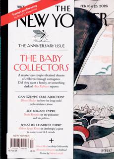 New Yorker Magazine Issue 16/02/2026