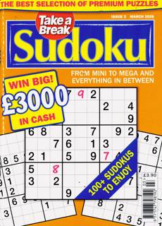Take A Break Sudoku Magazine Issue NO 3