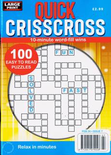 Quick Criss Cross Magazine Issue NO 7