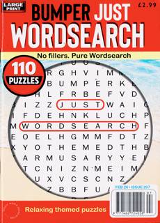 Bumper Just Wordsearch Magazine Issue NO 297