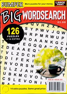 Bumper Big Wordsearch Magazine Issue NO 292