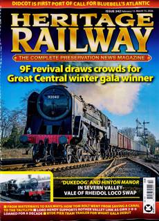 Heritage Railway Magazine Issue NO 342
