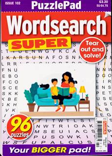 Puzzlelife Wordsearch Super Magazine Issue NO 102