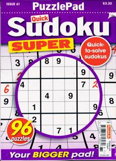 Puzzlelife Sudoku Super Magazine Issue NO 61