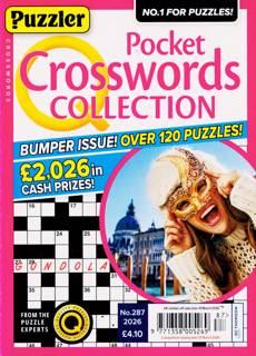 Puzzler Q Pock Crosswords Magazine Issue NO 287
