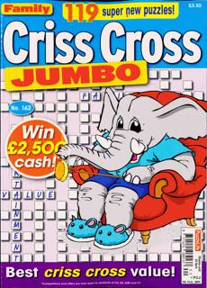 Family Criss Cross Jumbo Magazine Issue NO 162