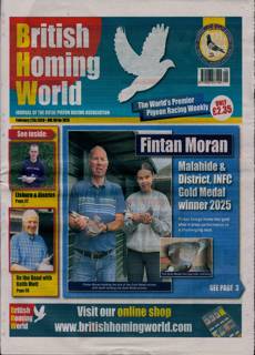 British Homing World Magazine Issue NO 7825