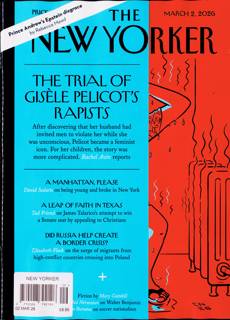 New Yorker Magazine Issue 02/03/2026