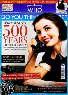 Who Do You Think You Are Magazine Issue MAR 26