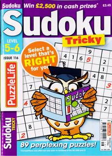 Puzzlelife Sudoku Lev 5 And 6 Magazine Issue NO 116