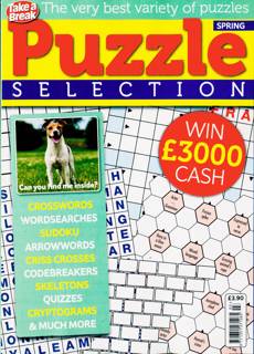 Take A Break Puzzle Selection Magazine Issue NO 3