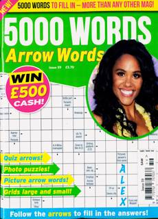 5000 Words Arrowwords Magazine Issue NO 59