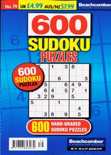 600 Sudoku Puzzles Magazine Issue NO 79