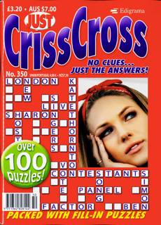 Just Criss Cross Magazine Issue NO 350