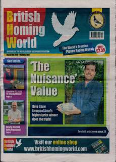 British Homing World Magazine Issue NO 7828