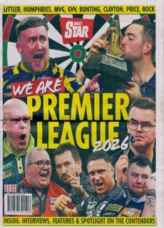 Premier League Darts Magazine Issue ONE SHOT