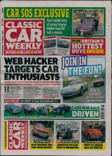 Classic Car Weekly Magazine Issue 11/03/2026