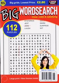 Big Wordsearch Magazine Issue NO 315