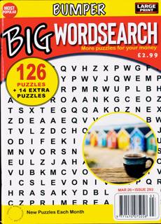 Bumper Big Wordsearch Magazine Issue NO 293