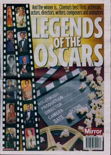 Oscar Legends Memory Lane Magazine Issue ONE SHOT