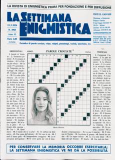 La Settimana Enigmistica Magazine Issue NO 4903
