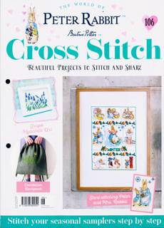 Peter Rabbit Cross Stitch Magazine Issue PART106