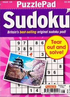 Puzzlelife Ppad Sudoku Magazine Issue NO 128