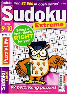 Puzzlelife Sudoku L9&10 Magazine Issue NO 116
