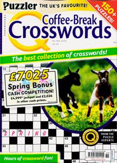 Puzzler Q Coffee Break Crossw Magazine Issue NO 169
