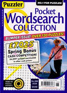 Puzzler Q Pock Wordsearch Magazine Issue NO 288