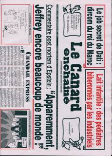 Le Canard Enchaine Magazine Issue NO5491