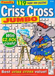 Family Criss Cross Jumbo Magazine Issue NO 163