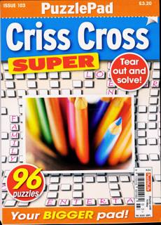 Puzzlelife Criss Cross Super Magazine Issue NO 103