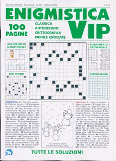 Enigmistica Vip Magazine Issue NO452