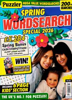 Puzzler Wordsearch Special Magazine Issue NO 25