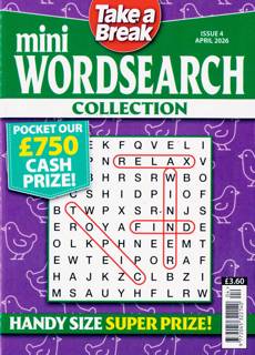Tab Mini Wordsearch Coll Magazine Issue NO 4