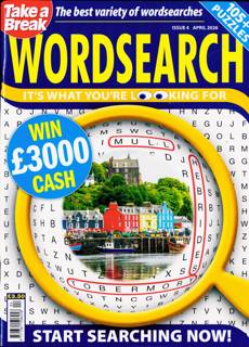 Take A Break Wordsearch Magazine Issue NO 4
