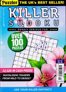 Puzzler Killer Sudoku Magazine Issue NO 248